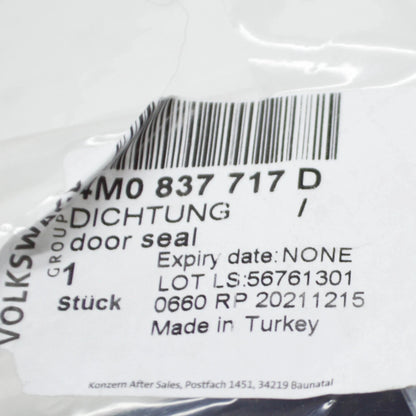 NEW AUDI Q7 4M FRONT LEFT DOOR RUBBER OUTER SEAL 4M0837717D