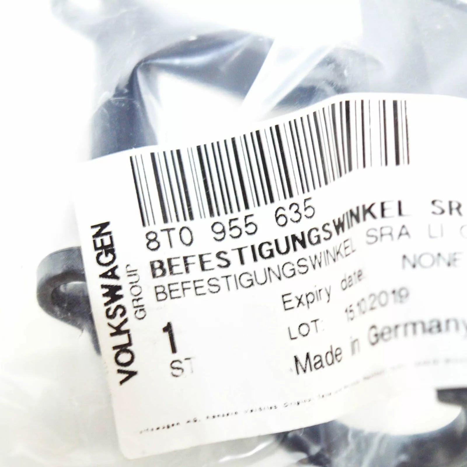 NEW AUDI A5 8T LEFT HEADLIGHT WASHER COVER BRACKET 8T0955635 ORIGINAL