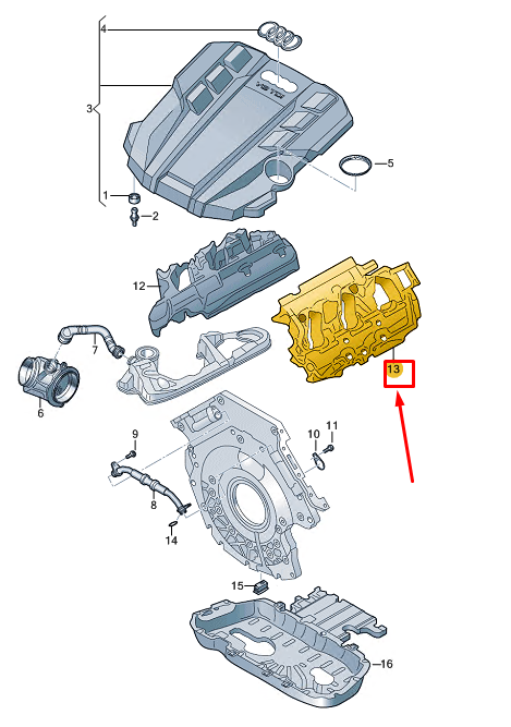 new audi a8 d5 left engine noise insulation 059103967j original