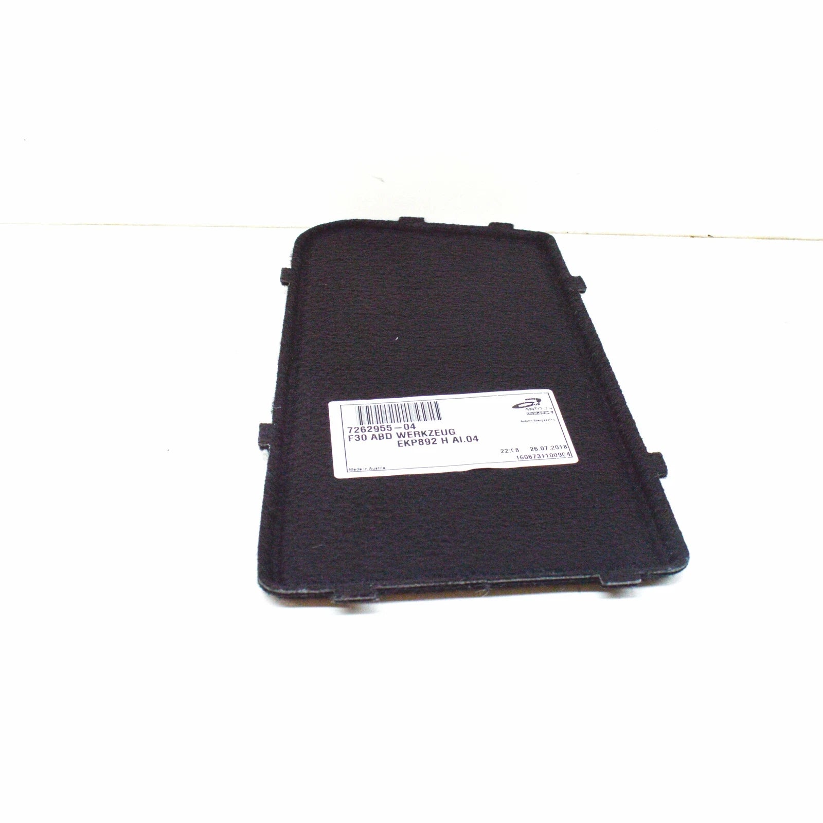 NEW BMW 3 F30 REAR RIGHT TRUNK FLOOR TOOLS COVER 51477262955 ORIGINAL