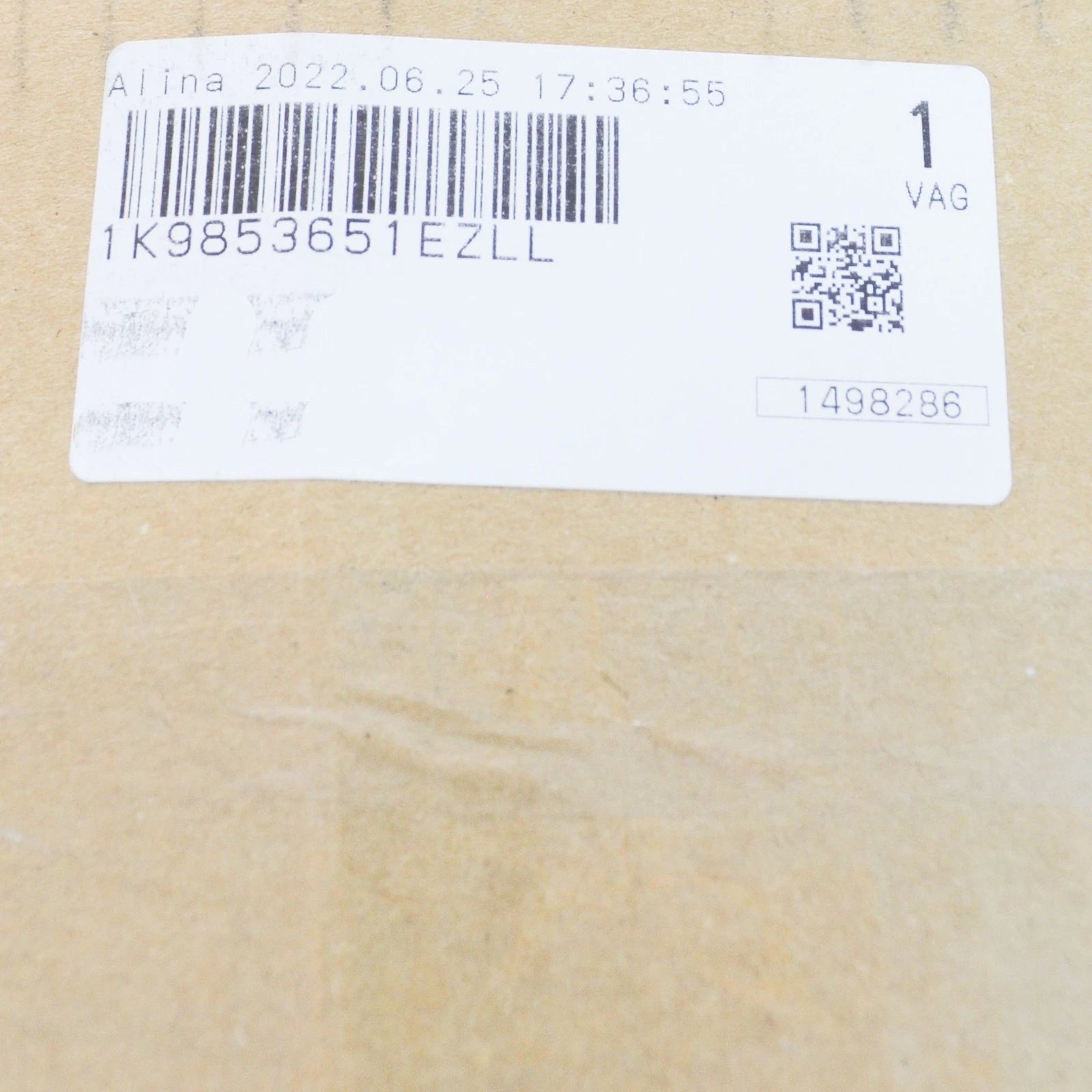 NEW VW GOLF VI AJ MK6 FRONT RADIATOR GRILLE 1K9853651EZLL ORIGINAL