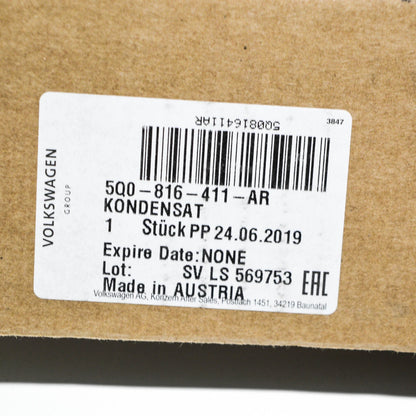 NEW VOLKSWAGEN GOLF MK7 A/C RADIATOR 5Q0816411AR ORIGINAL