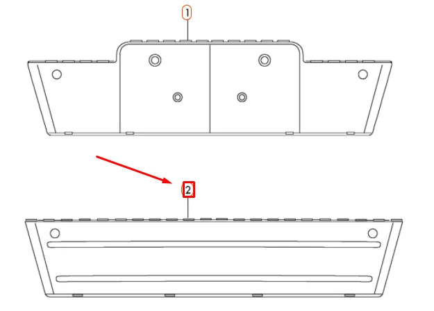 NEW AUDI Q5 8R FRONT LICENCE PLATE TRIM 8R08072873FZ ORIGINAL