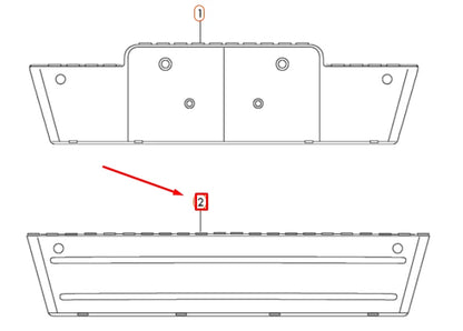 NEW AUDI Q5 8R FRONT LICENCE PLATE TRIM 8R08072873FZ ORIGINAL
