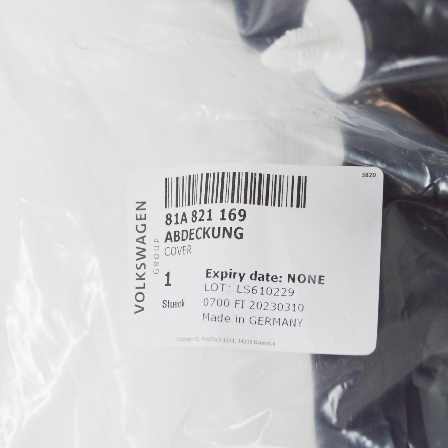 NEW AUDI Q2 GA FRONT LEFT FENDER WING COVER 81A821169 ORIGINAL