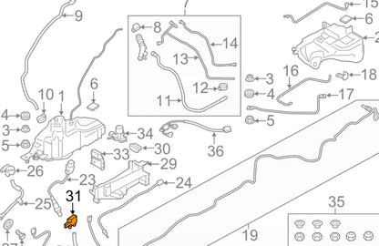 NEW BMW X5 E70 DPF EXHAUST PRESSURE SENSOR 2.0 DIESEL 13627805758 ORIGINAL