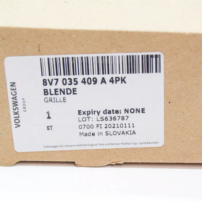 NEW AUDI A3 8V FRONT LEFT SOUND SPEAKER COVER TRIM 8V7035409A4PK ORIGINAL