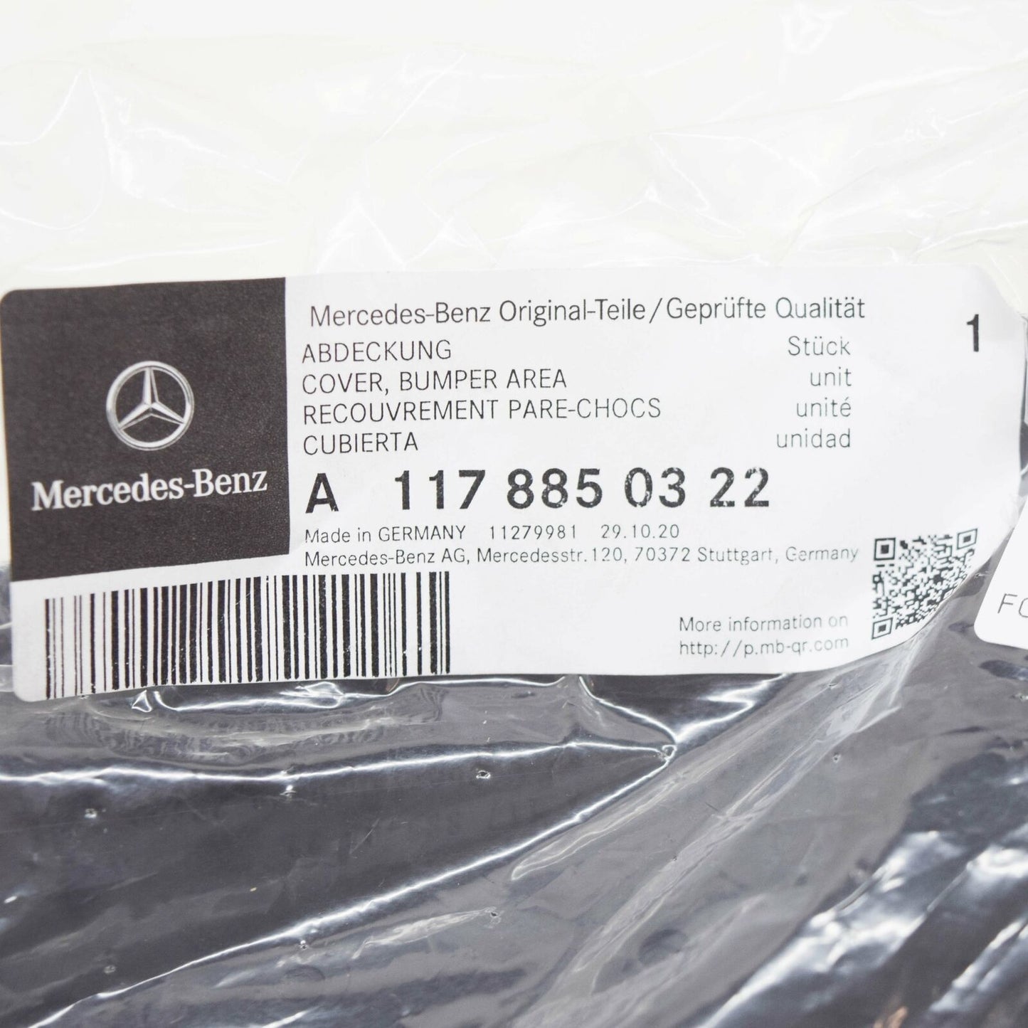 NEW MERCEDES-BENZ CLA C117 FRONT LEFT GRILLE BEZEL A1178850322 ORIGINAL