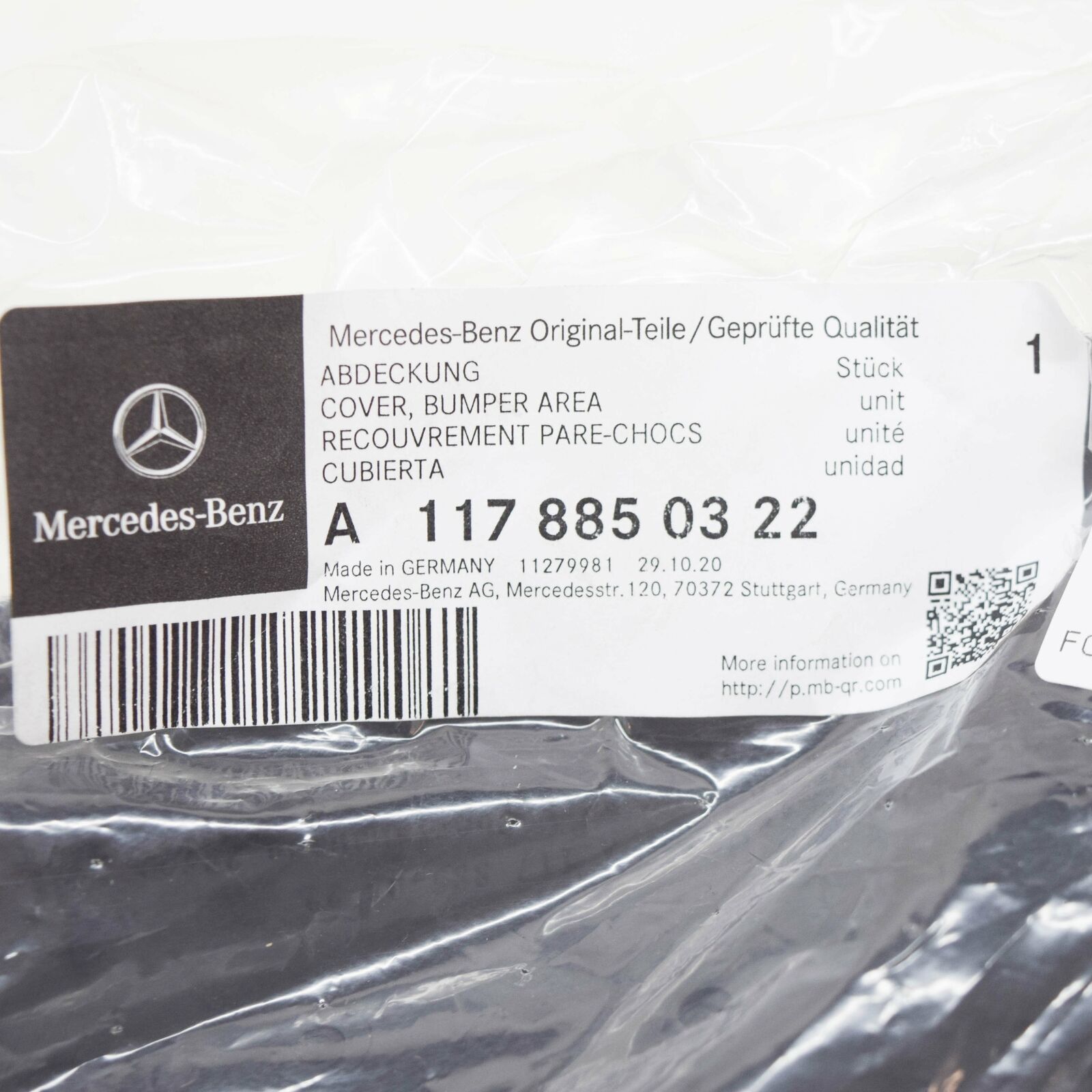 NEW MERCEDES-BENZ CLA C117 FRONT LEFT GRILLE BEZEL A1178850322 ORIGINAL