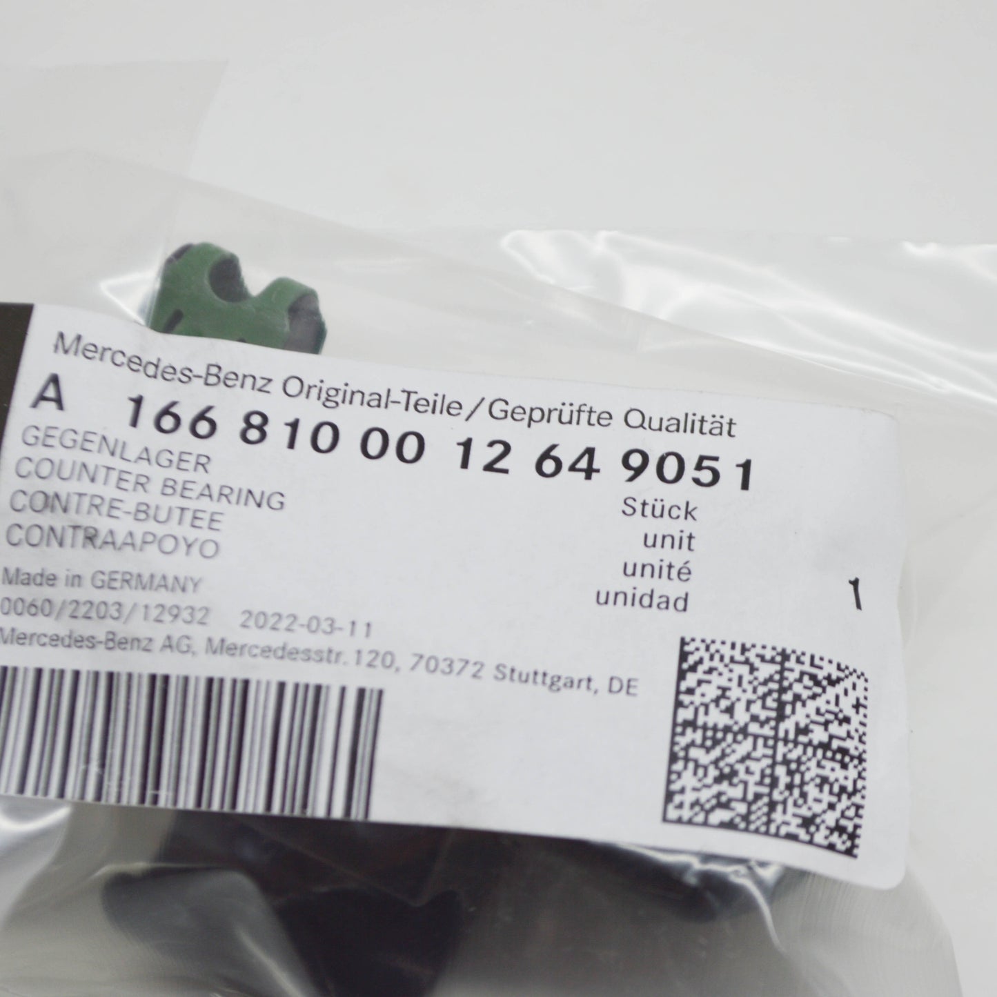 NEW MB C W205 RIGHT SUN VISOR BEARING HOLDER A1668100012649051 ORIGINAL