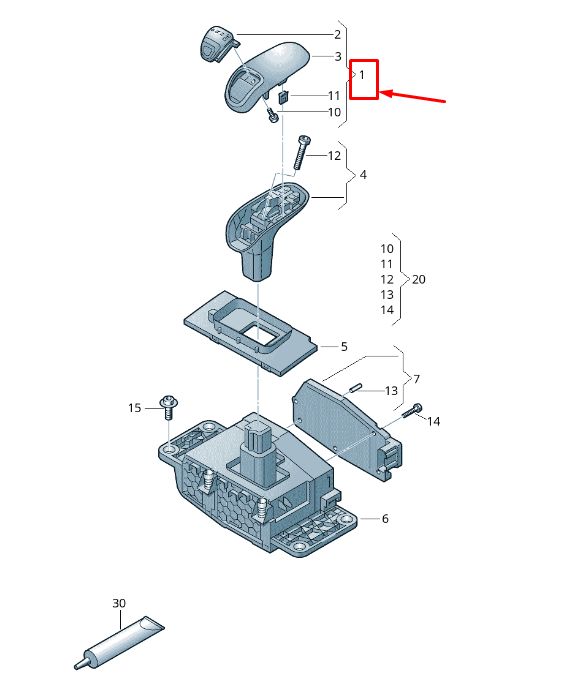 new audi a8 4h leather automatic gear shifter trim lhd 4h1713139pdec original