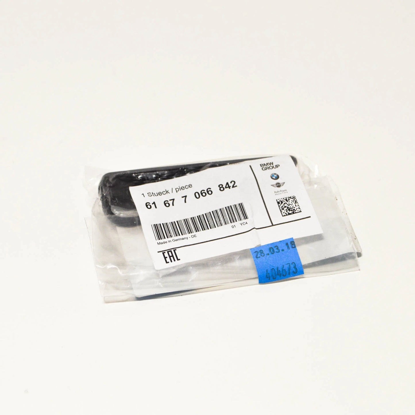 NEW BMW 3 E46 RIGHT HEADLIGHT SPRAY NOZZLE COVER 61677066842 7066842 ORIGINAL