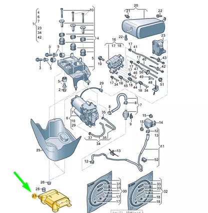 NEW AUDI Q7 4M CHASSIS CONTROL UNIT 4M0907777P ORIGINAL