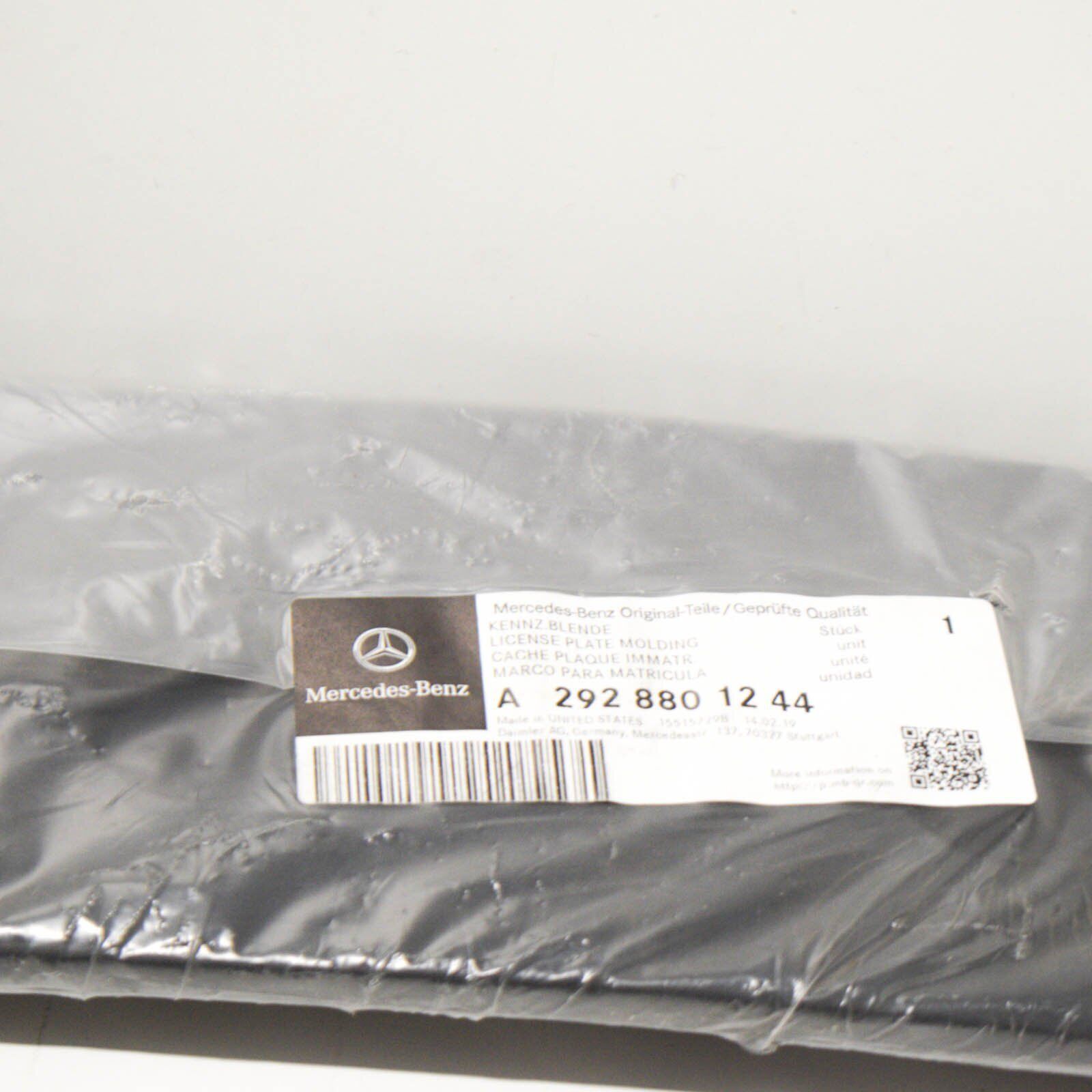 NEW MERCEDES-BENZ GLE COUPE LICENSE NUMBER PLATE MOLDING C292 A2928801244 2017