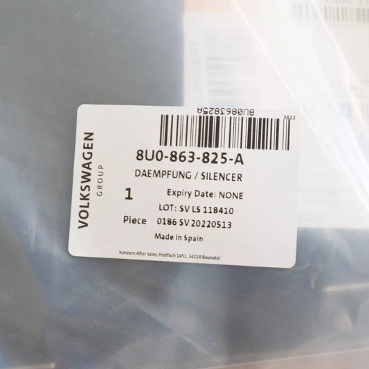 NEW AUDI Q3 8U HOOD BONNET INSULATION 8U0863825A ORIGINAL