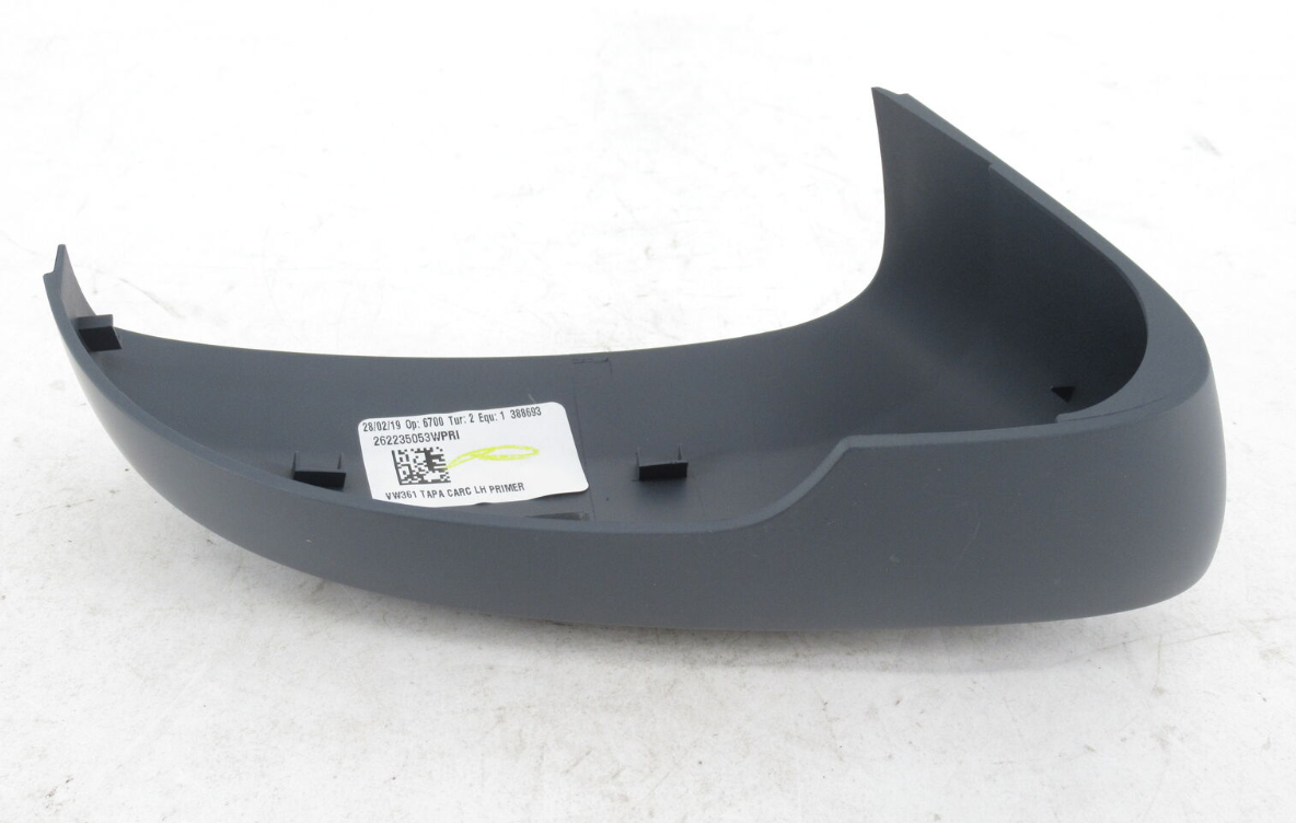 NEW VW BEETLE A5 FRONT LEFT DOOR MIRROR COVER CAP 5C6857537AGRU ORIGINAL