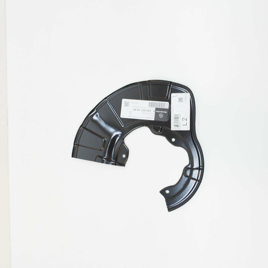 NEW MB S W220 FRONT RIGHT WHEEL BRAKE PROTECTIVE PLATE A2204211420 ORIGINAL