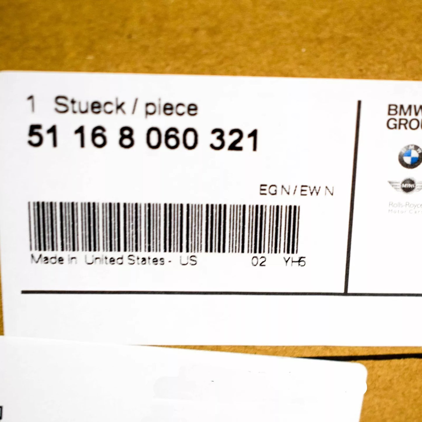 NEW BMW X5 F15 LEFT WING MIRROR SUPPORTING RING 51168060321 8060321 ORIGINAL