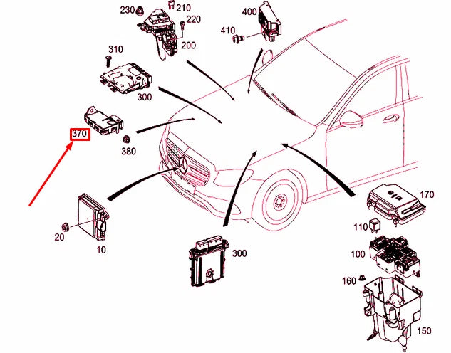 NEW MERCEDES-BENZ E W213 BATTERY CUT-OFF RELAY A0009825323 ORIGINAL