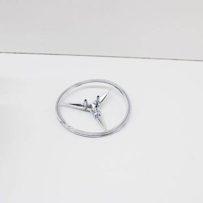 NEW MERCEDES-BENZ C215 CL REAR SILVER BOOT LID STAR BADGE EMBLEM A2157580058