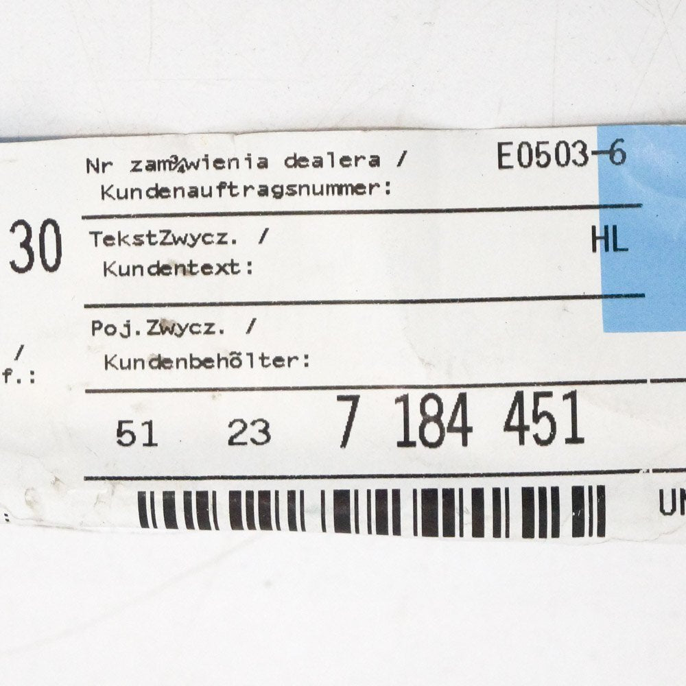 new bmw 5 e61 bonnet release cable rear 7184451 51237184451 2005 original