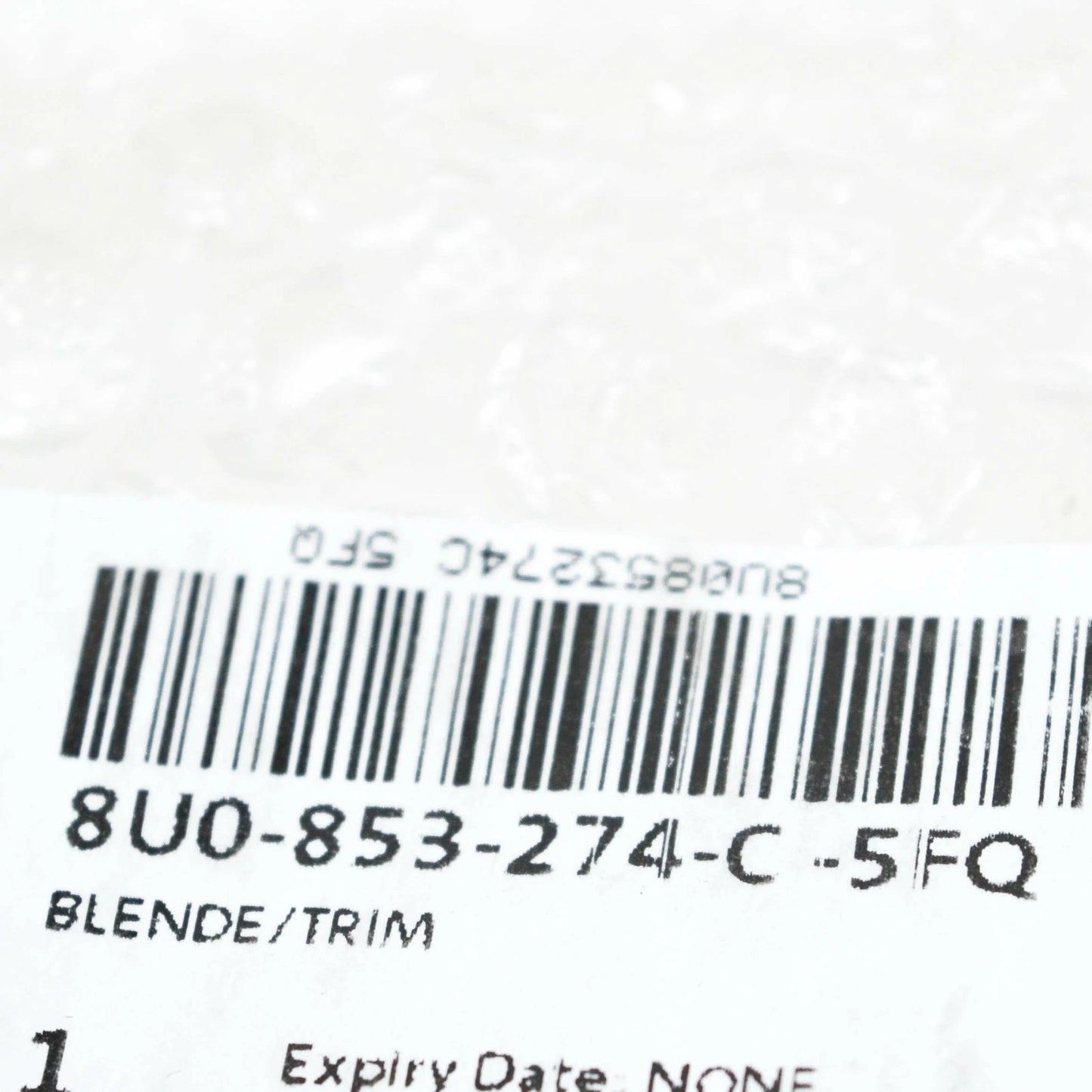 NEW AUDI Q3 8U REAR RIGHT OUTER DOOR APPIQUE CORNER GLOSSY 8U0853274C5FQ