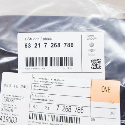 NEW BMW E70 E70N SUV GASKET REAR LIGHT TRUNK LID RIGHT 7268786 63217268786