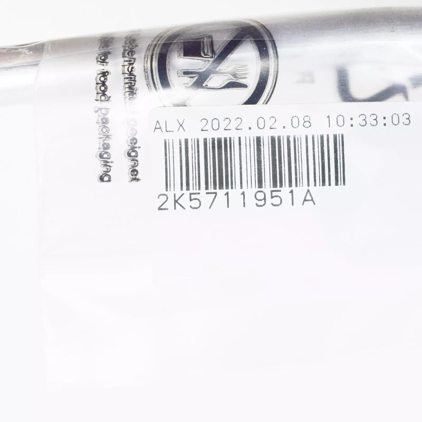 NEW VW CADDY 2K MK3 LEFT GUIDE TUBE FOR HANDBRAKE CABLE 2K5711951A ORIGINAL