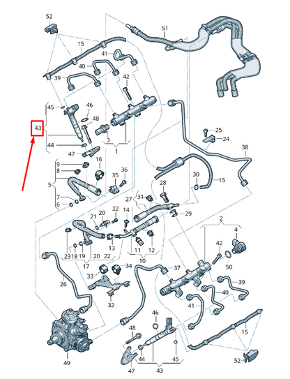 new audi a5 sportback f5 fuel injector 059130277fc original