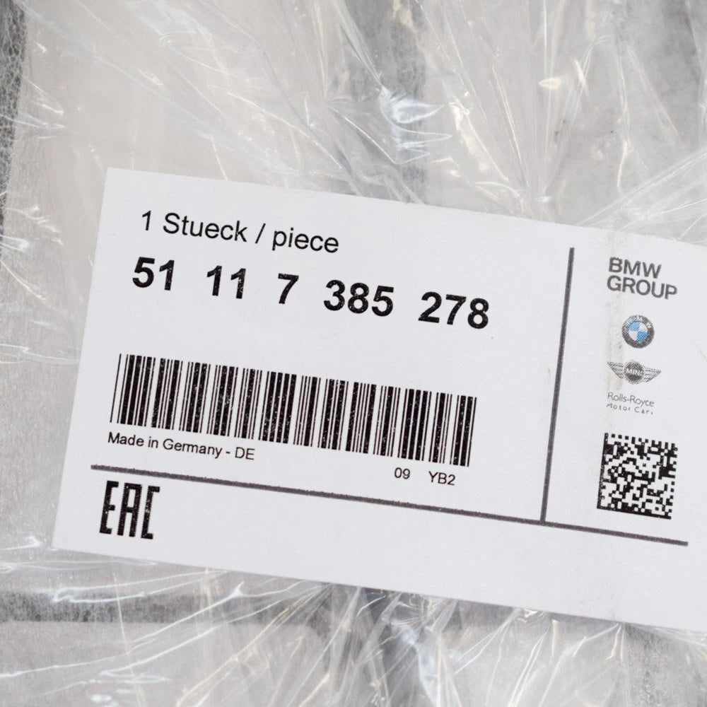 NEW BMW 5 G30 FRONT BUMPER RIGHT GRILLE 51117385278 ORIGINAL