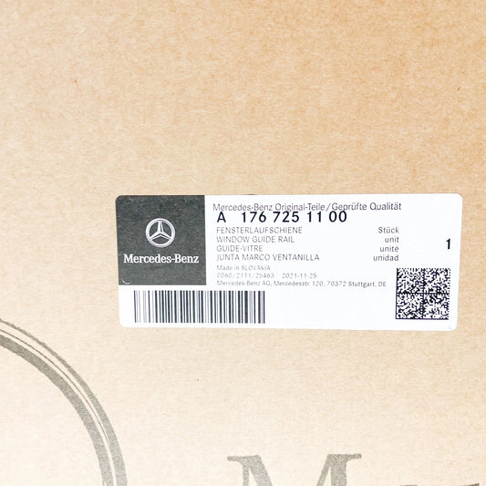 NEW MERCEDES-BENZ A W176 FRONT LEFT DOOR WINDOW GUIDE RAIL A1767251100 ORIGINAL