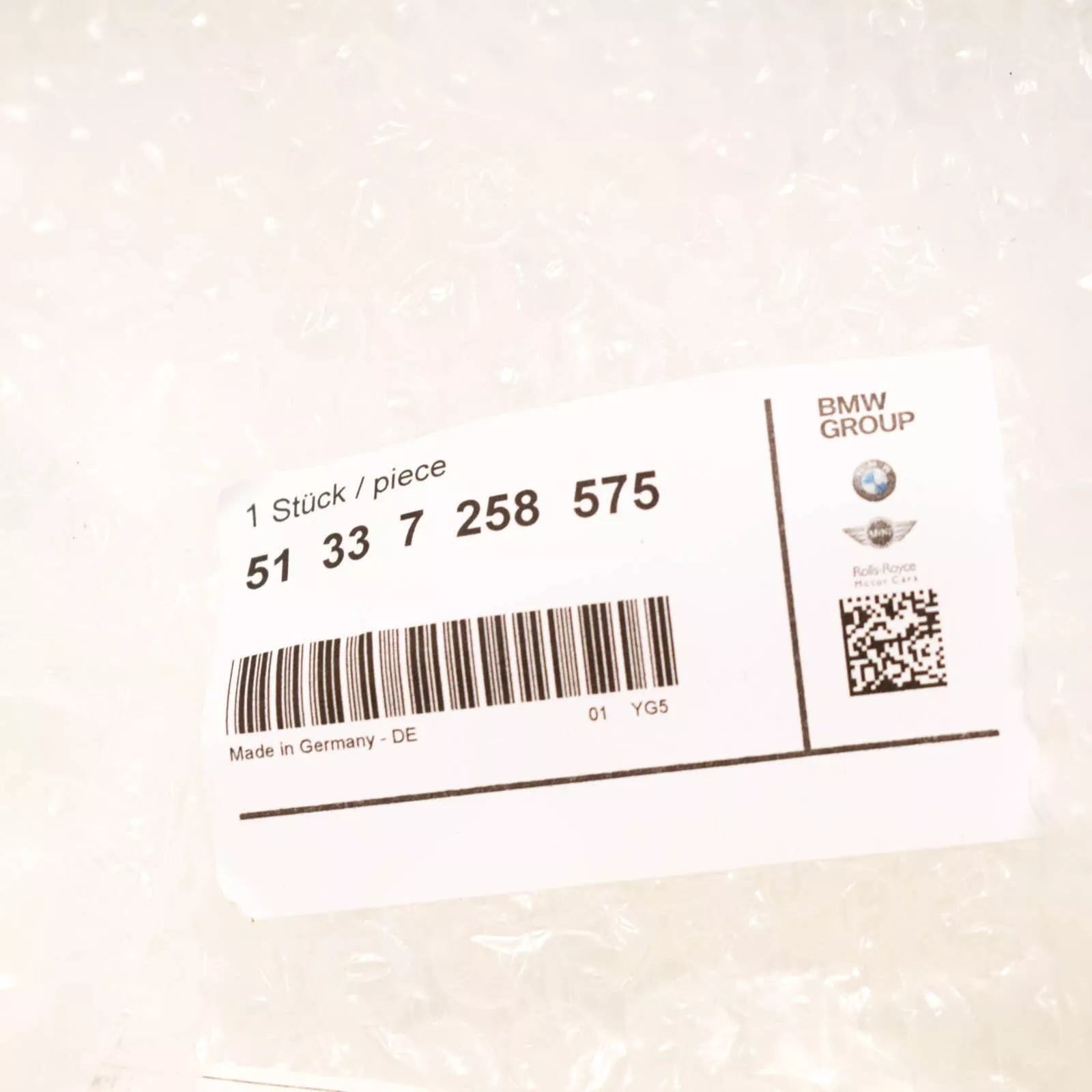 NEW BMW 3 E90 FRONT DOOR SPEAKER COVER WINDOW FRAME LEFT 51337258575 ORIGINAL