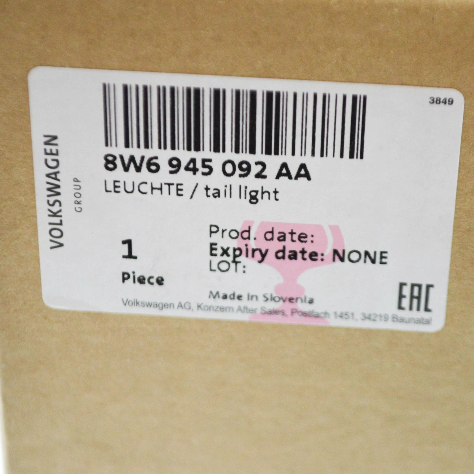 NEW AUDI A5 RS5 COUPE SPORTBACK 8W6 REAR RIGHT LED TAILLIGHT 8W6945092AA