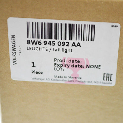 NEW AUDI A5 RS5 COUPE SPORTBACK 8W6 REAR RIGHT LED TAILLIGHT 8W6945092AA