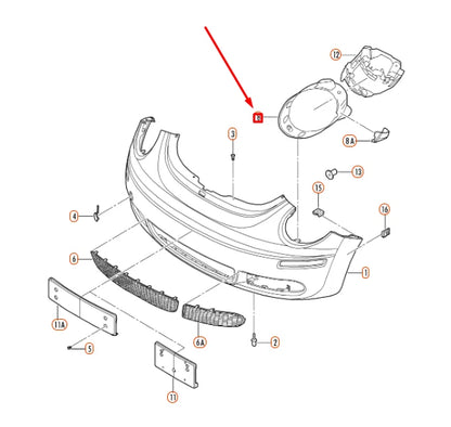 NEW VW BEETLE 9C RIGHT HEADLIGHT MOUNTING REINFORCEMENT 1C0806640J