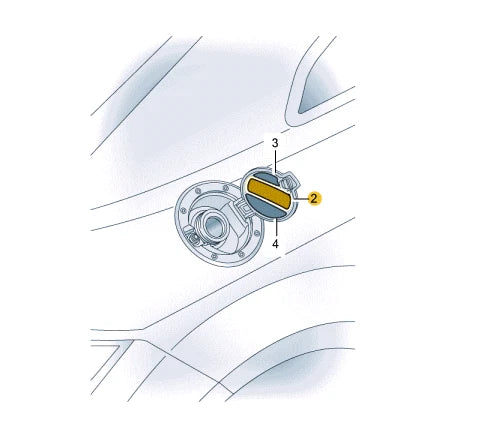 NEW AUDI TT ROADSTER FV 8S FUEL FILLER NECK STICKER 8V5010508G