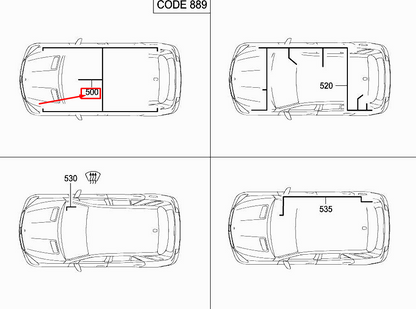 new mercedes-benz ml w166 keyless go wiring harness a1665406610 original