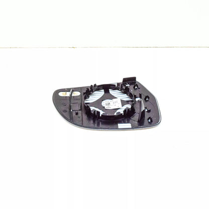 NEW AUDI A3 8P FRONT LEFT DOOR MIRROR GLASS WITH PLATE 4F0857535AF
