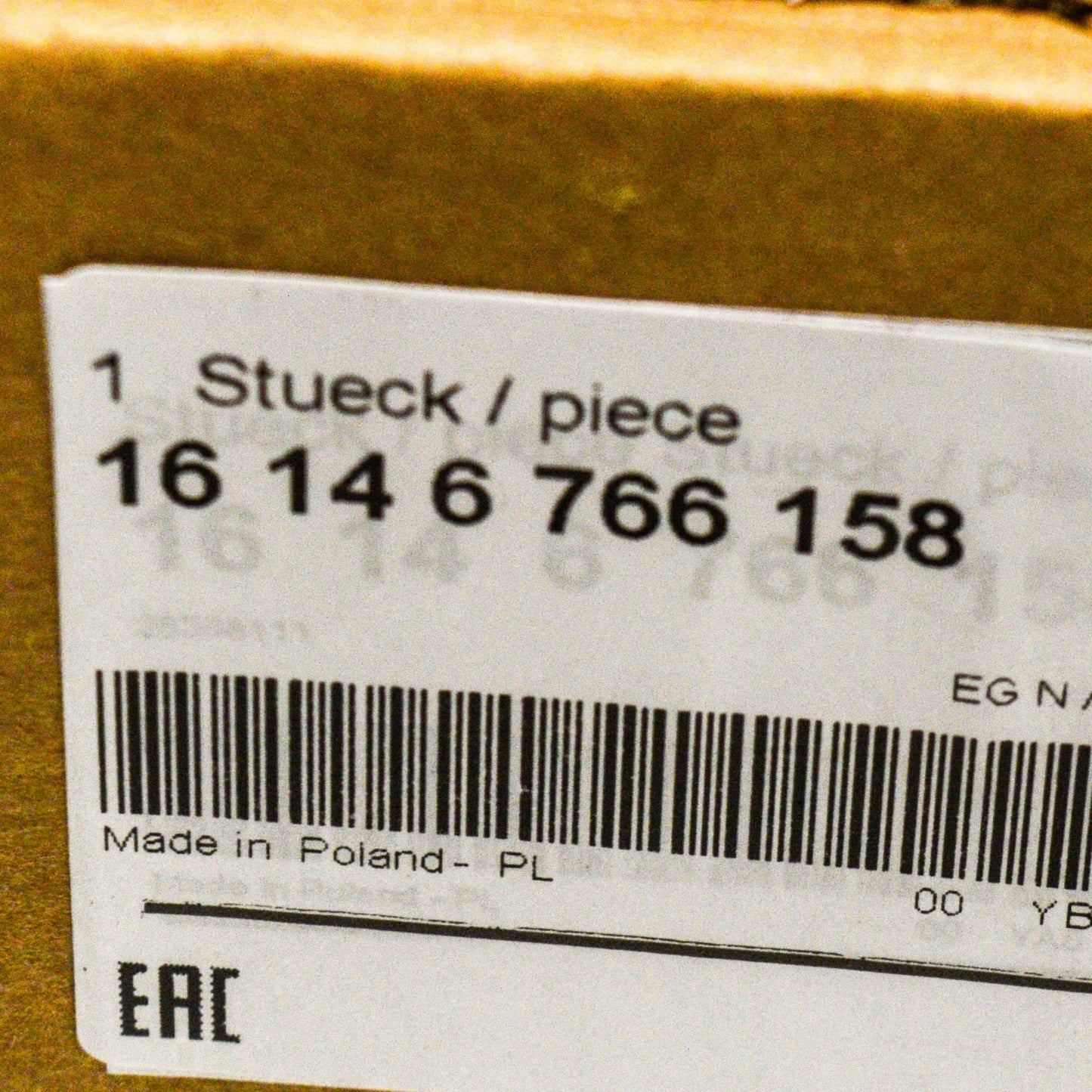 new bmw x3 e83 fuel filter w/ pressure regulator 16146766158 3.0 petrol original