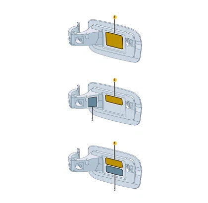 NEW AUDI A3 8V FUEL FILLER NECK STICKER 8V5010508AB
