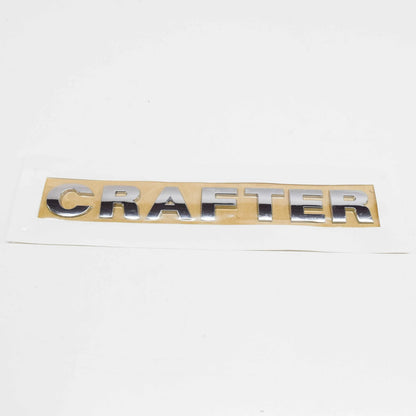 NEW VW CRAFTER MK1 2E REAR CHROME INSCRIPTION EMBLEM BADGE 2E3853687