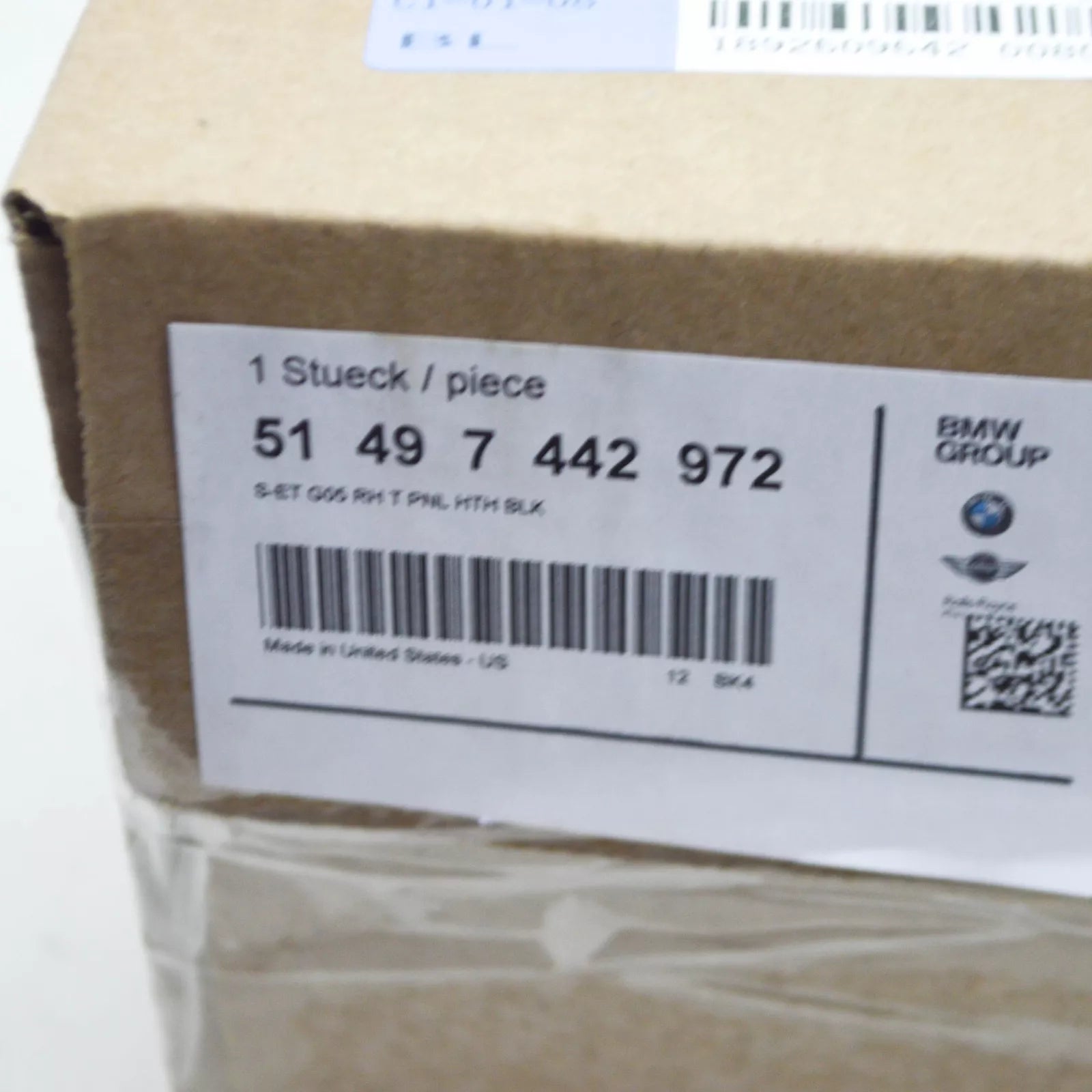 NEW BMW X5 G05 CENTRE RIGHT TAILGATE PANEL TRIM 51497442972 ORIGINAL