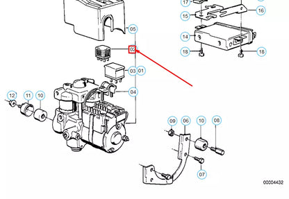 NEW BMW 3 E30 VALVE CONTROL ABS HYDRAULIC UNIT RELAY 34511154919 1154919