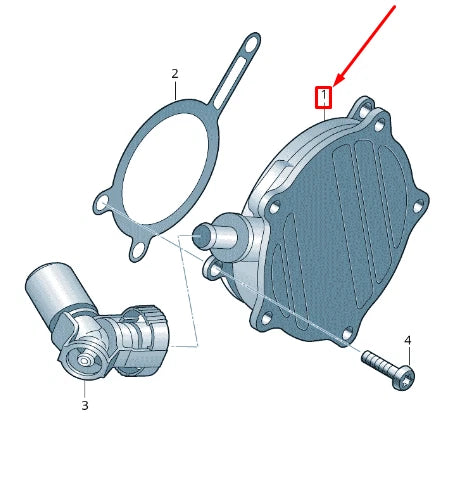 NEW AUDI Q7 4M VACUUM PUMP 06E145100AA ORIGINAL