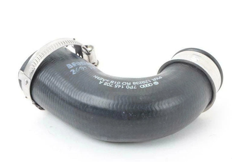 NEW AUDI Q7 4L RIGHT UPPER CHARGE AIR COOLER PRESSURE HOSE 7P0145708A ORIGINAL