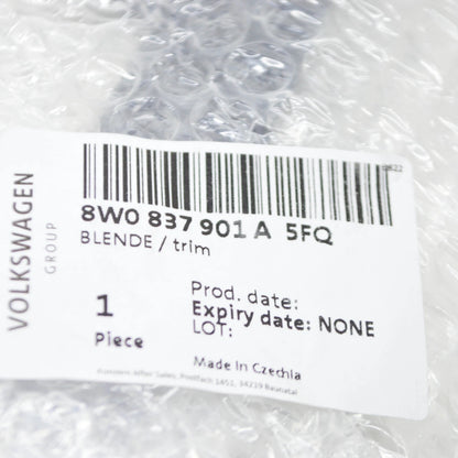 NEW AUDI A4 AVANT B9 LEFT EXTERIOR B PILLAR TRIM 8W0837901A5FQ