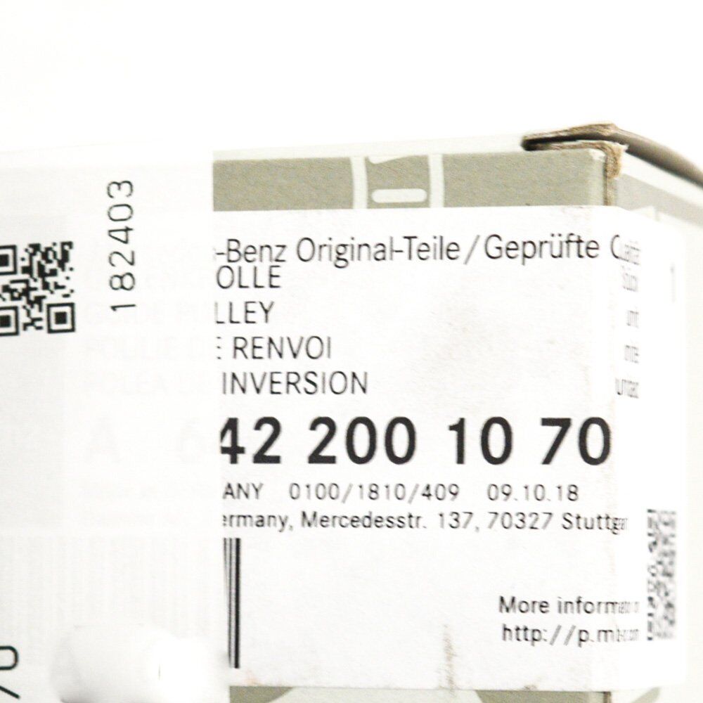 NEW MERCEDES BENZ GL X166 TIMING BELT PULLEY A6422001070 ORIGINAL