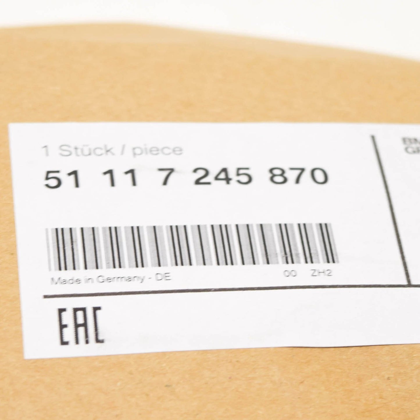 NEW BMW 1 F20 RIGHT FOG LIGHT GRILLE 51117245870 7245870 2014 ORIGINAL