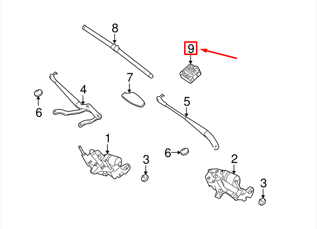 NEW MERCEDES-BENZ S-CLASS W221 RAIN AND LIGHT SENSOR A2218700092 ORIGINAL