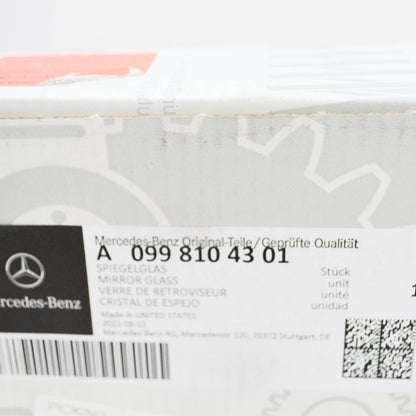 NEW MERCEDES-BENZ GLB X247 FRONT LEFT DOOR MIRROR GLASS LHD A0998104301 ORIGINAL